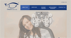 Desktop Screenshot of oraclevisioncare.com